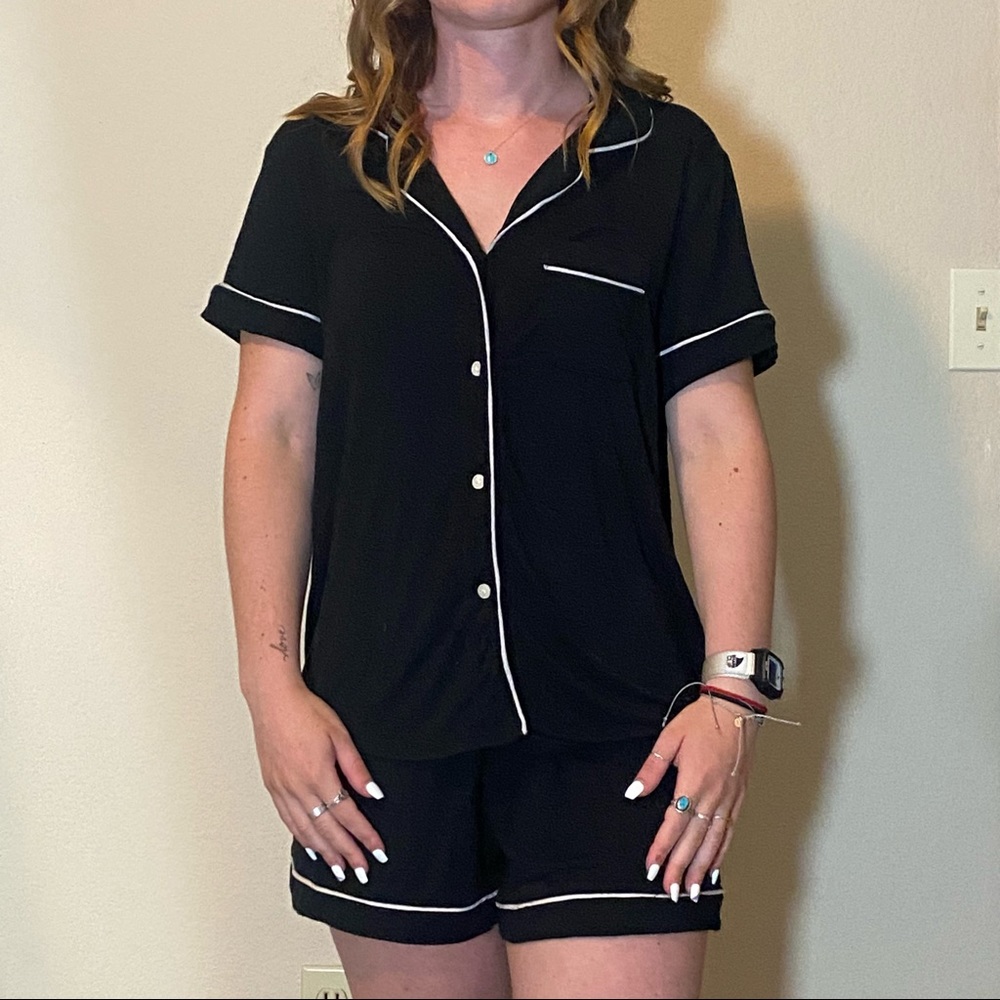 Target Black Pajama Short Set